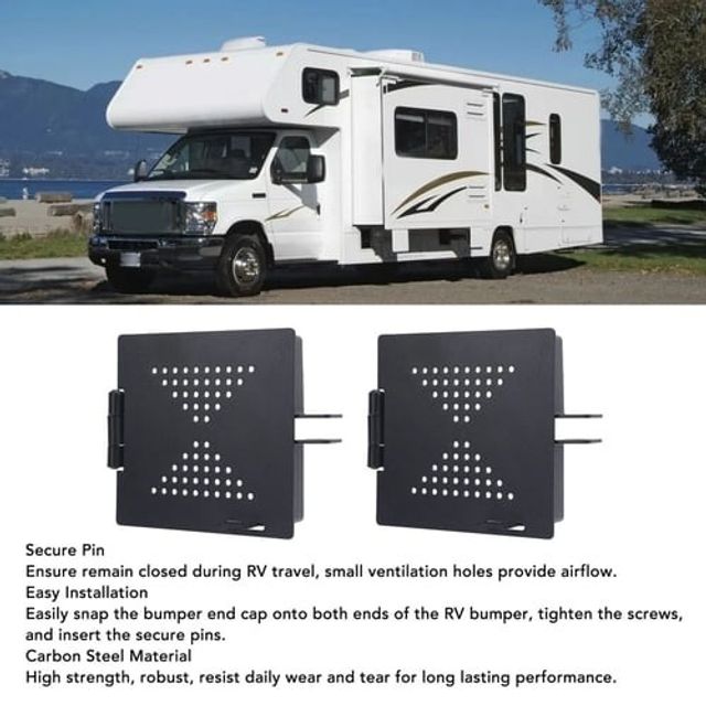 Aluminum RV Bumper End Cap