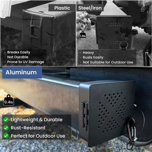 Aluminum RV Bumper End Cap