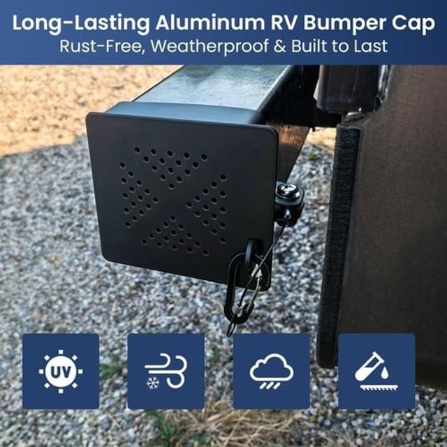 Aluminum RV Bumper End Cap