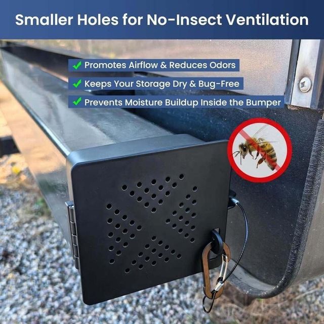 Aluminum RV Bumper End Cap